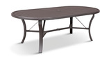 Banchetto Oval Dining Table - Graphite thumbnail 1
