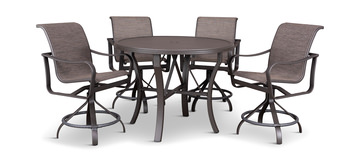 Shoreline 5 Piece Balcony Dining Set