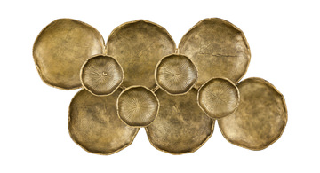Aaina Gold Wall Sculpture