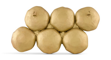Aaina Gold Wall Sculpture