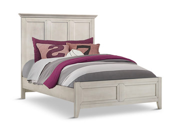 Summerville White Full Panel Bed