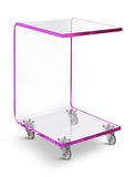 Azura Pink Accent Table thumbnail 1
