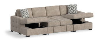 Athena Sectional With Pop Up Sleeper