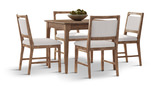 Paxton Dinette Table With 4 Upholstered Chairs thumbnail 1