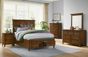 Summerville Tuscany Full Storage Bedroom Suite