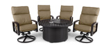 Riverside II 5 Piece Fire Table Chat Set thumbnail 1