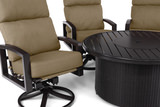 Riverside II 5 Piece Fire Table Chat Set thumbnail 3