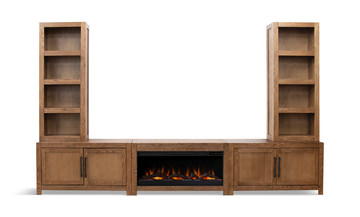 Harbor Bourbon Modular Entertainment With fireplace