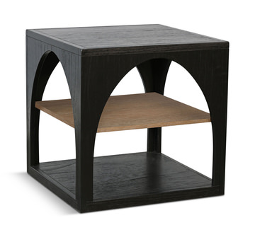 Zeus End Table-Umbra/Oak Grove