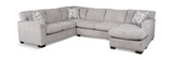 Crew Sectional With Right Chaise - Earth thumbnail 1