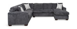 Crew Sectional with Right Chaise - Charcoal thumbnail 2