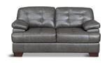 Millard Leather Loveseat  thumbnail 1