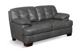 Millard Leather Loveseat  thumbnail 2