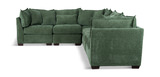 Dino 5 Piece Sectional - Olive thumbnail 2