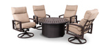 Riverside II 5 Piece Fire Table Chat Set thumbnail 2