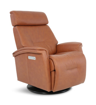 Rome Large Leather Swivel Rocker Recliner