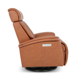 Rome Large Leather Swivel Rocker Recliner thumbnail 3