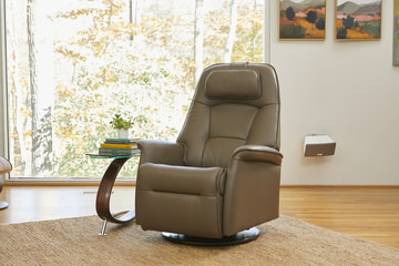 Stockholm Small Leather Rocker Recliner