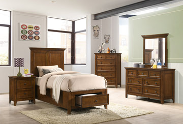 Summerville Tuscany Twin Storage Bedroom Suite