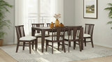 Silas Square Extension Table With 4 Splat Back Side Chairs thumbnail 5