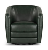 Edith Forest Green Swivel Chair-Forest Green thumbnail 2