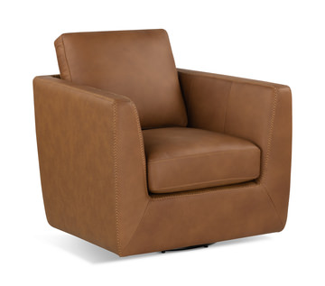Warren Saddle Swivel Chair 
