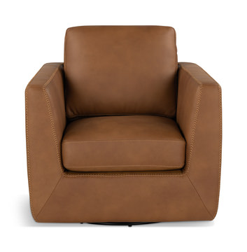 Warren Saddle Swivel Chair 