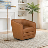 Edith Saddle Swivel Chair-Saddle thumbnail 4