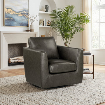 Warren Grey Swivel Chair 