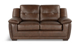 Spencer Leather Loveseat thumbnail 1
