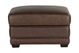 Spencer Leather Ottoman thumbnail 2