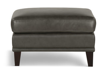 Sterling Leather Ottoman