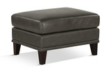 Sterling Leather Ottoman thumbnail 1