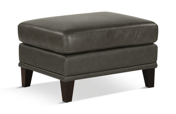 Sterling Leather Ottoman