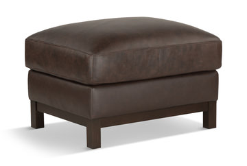 Eleanor Leather Ottoman