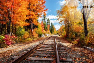 Autumn Passage Glass Art
