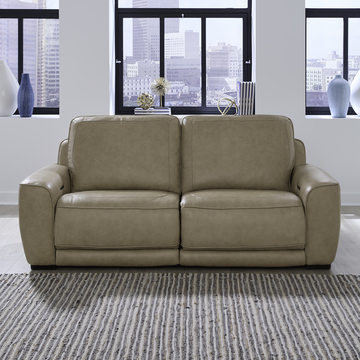 Medora Leather Power Sofa