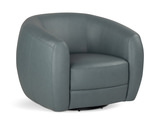 Barron Leather Swivel Chair  thumbnail 1