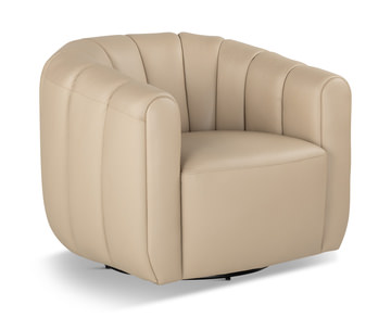 Mariah Leather Swivel Chair 