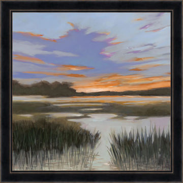 Evening Glow 2 Framed Canvas