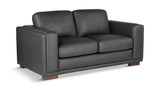 Riley Leather Loveseat thumbnail 2