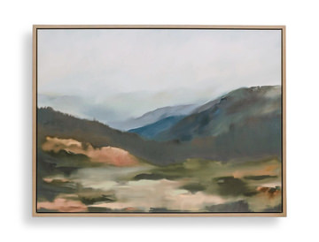 Fading Memory Framed Canvas