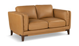 Mandy Leather Loveseat thumbnail 2