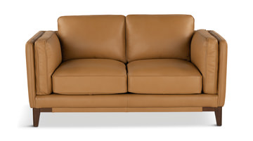 Mandy Leather Loveseat