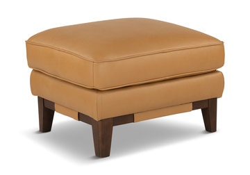 Mandy Leather Ottoman 