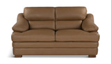 Baxter Leather Loveseat thumbnail 1
