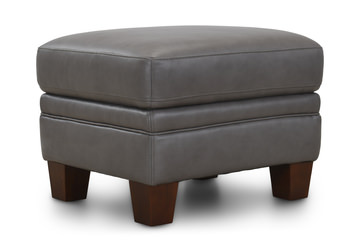 Axel Leathern Ottoman 