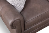 Andover Leather Loveseat thumbnail 3