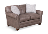 Andover Leather Loveseat thumbnail 2