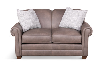 Andover Leather Loveseat